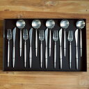 【10日限定 クーポン対象】■クチポール ムーン シルバー ディナーセット 15PCS (箱入り) / Cutipol MOON / 【正規輸入品】カトラリー ...