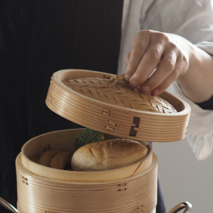 かごや 杉 中華せいろ 18cm 蓋 / 蓋の...の紹介画像3