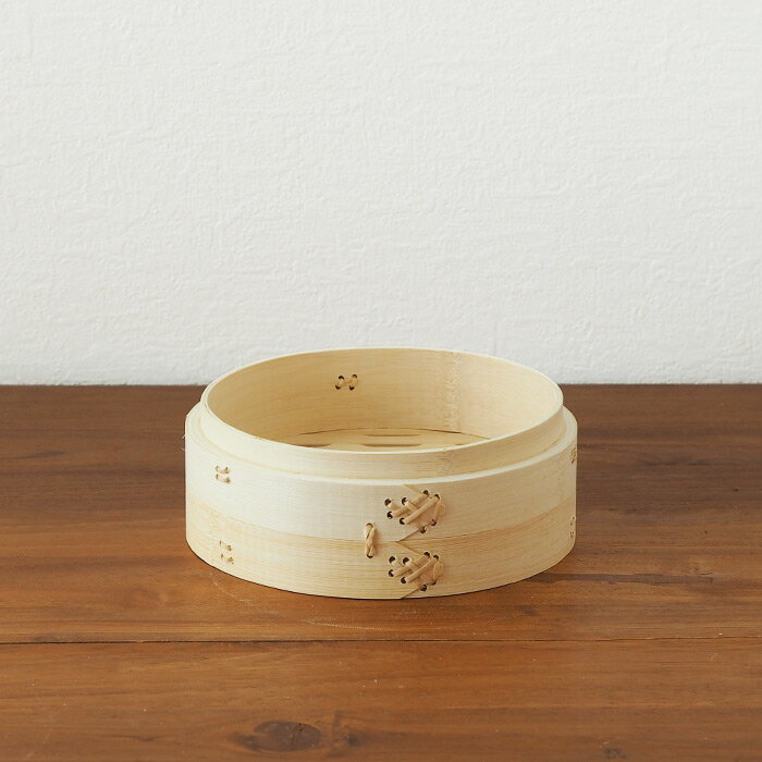 Rakuten - かごや 竹 中華せいろ 18cm 本体 / 蒸し器 天然木 セイロ 蒸篭 蒸し料理 温野菜 飲茶 調理道具 おもてなし 1～3人用 蒸し板付き コンパクト