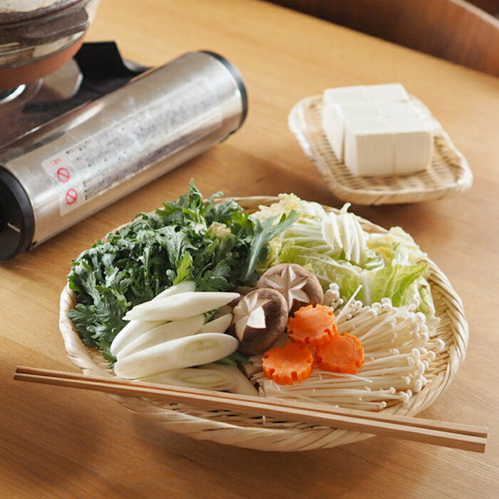 かごや　特選　丸盆ざる　30cm　/　竹 盆ざる ザル 竹ざる 竹ザル 水切りざる 30cm 梅 台所道具 調理器具 キッチン用品