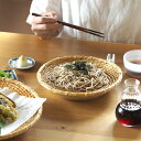 本格ざるそば用品★お蕎麦屋さん、和食店、ご自宅でも！ 焼杉　薬味付ざる　300×220mm　(9-2148-0601)