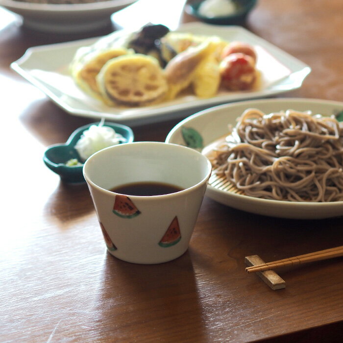 廣田硝子/ガラス器/大正浪漫硝子　そば猪口　十草