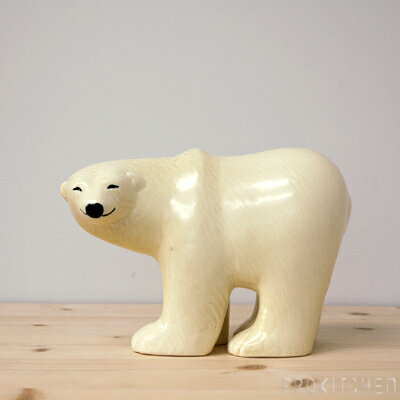 リサ・ラーソン　ポーラーベア　シロクマ　ミディアム　150mm　/　Lisa　Larson　Polar　bear　※【2021AS】