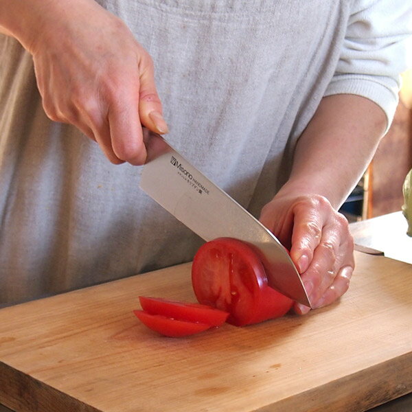 【お買い物マラソン クーポン対象】ミソノ モリブデン鋼 三徳包丁 180mm / Misono / 日本製 岐阜県関市 老舗 プロ 両刃 洋包丁 ツバ付き 質実剛健 2