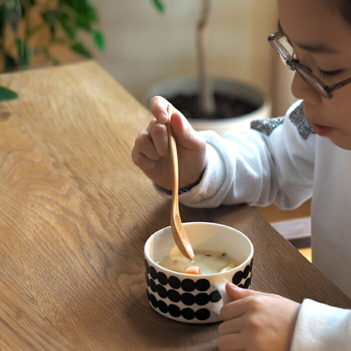 クラフト工房・木奏 木のカトラリー 子供スプーン /西村延恵 カトラリー 木製 天然木 国産 作家もの 幼児スプーン