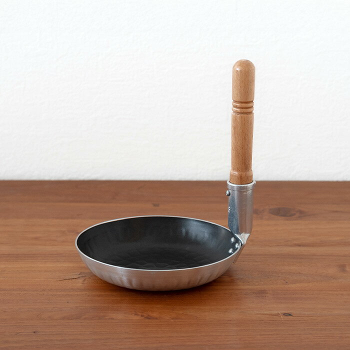 【楽天マラソン 特価品・50％OFF】　中尾アルミ製作所　親子鍋（シルク）深小　/　フッ素樹脂加工 親子丼 丼鍋 一人用 業務用 ガス火専用 調理道具 アルミ製 日本製のサムネイル