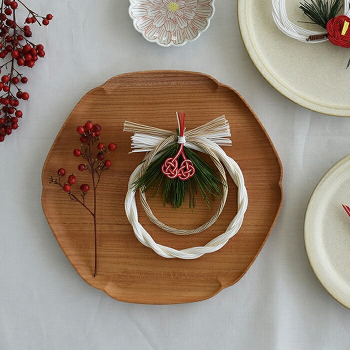 水引 正月飾り まつば / KYOTO TSUNAGU WORKS【2点までネコポス可】 / お正月飾り 水引リース 玄関飾り 松モチーフ 和モダン 手作り コンパクト モダン【2512THX】