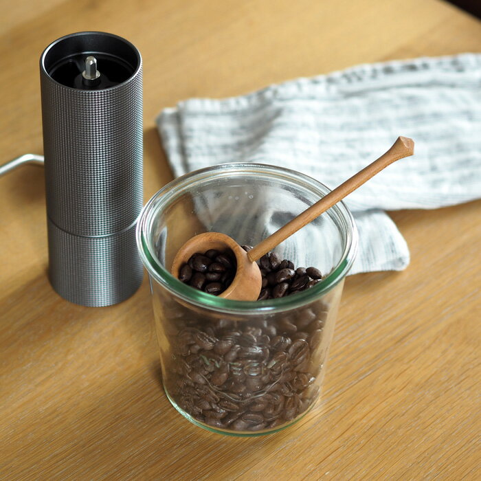 オシオクラフト　コーヒーメジャースプーン　M　桜　/　osio craft コーヒー計量スプーン 木製 コーヒー豆5g ドリップコーヒー 桜 天然木 ウレタンオイル仕上げ ハンドメイド 手作り 作家もの ギフト