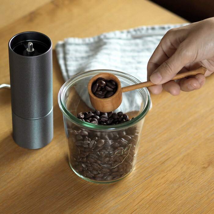 オシオクラフト　コーヒーメジャースプーン　M　桜　/　osio craft コーヒー計量スプーン 木製 コーヒー豆5g ドリップコーヒー 桜 天然木 ウレタンオイル仕上げ ハンドメイド 手作り 作家もの ギフト