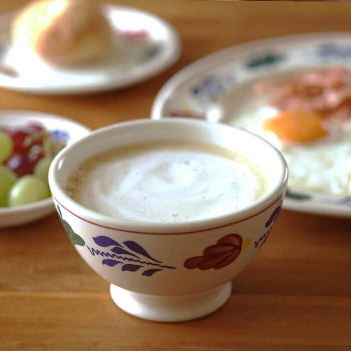 【お買い物マラソン クーポン対象】ロイヤルボッホ ブーレンボント カフェオレボウル 13cm / ROYAL BOCH Borenbont/　 食器 花柄 陶磁器 ボウル 小鉢 スープボウル デザートボウル 食洗機 ギフト (2)