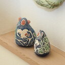 ■真工藝 木版手染めぬいぐるみ 干支シリーズ・親子セット 申 さる /真工芸 十二支 干支の置物 正月飾り 版画 伝統工芸 飛騨高山 ギフト プレゼント 出産祝い