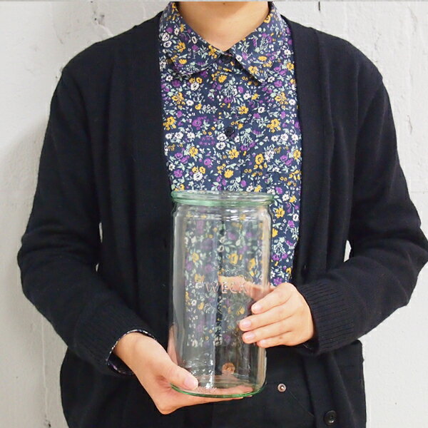 ウェック ストレート 1550ml 口径Lサイズ / WECK / ヨーグルト ジャム 保存容器 常備菜 瓶詰め 保存瓶 密閉