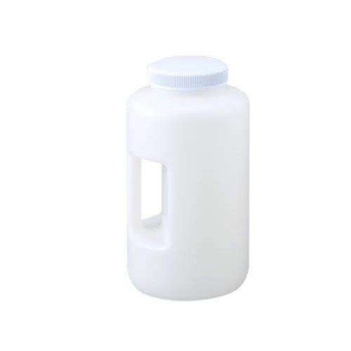 ハンドル付広口瓶 丸型 HDPE製 583357