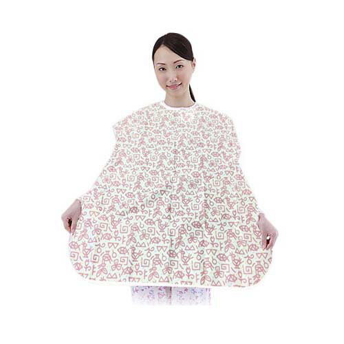 食事用エプロン ピンク KK72