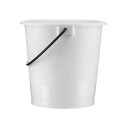 目盛付厚手バケツ 10L 白色 注ぎ口無し 2000070585