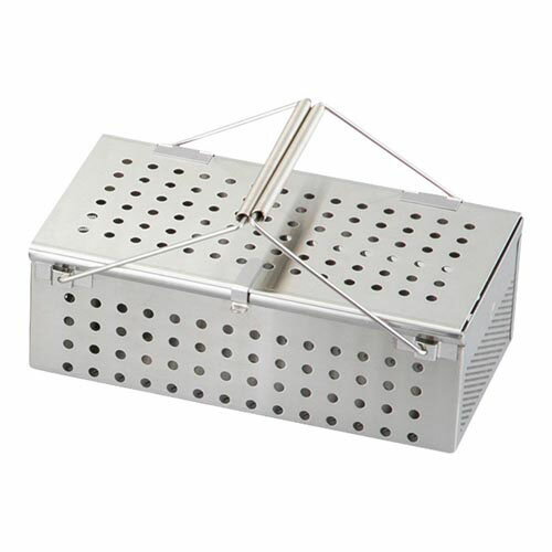 ステンレスパンチングカゴ 240*120*80mm SPK-4