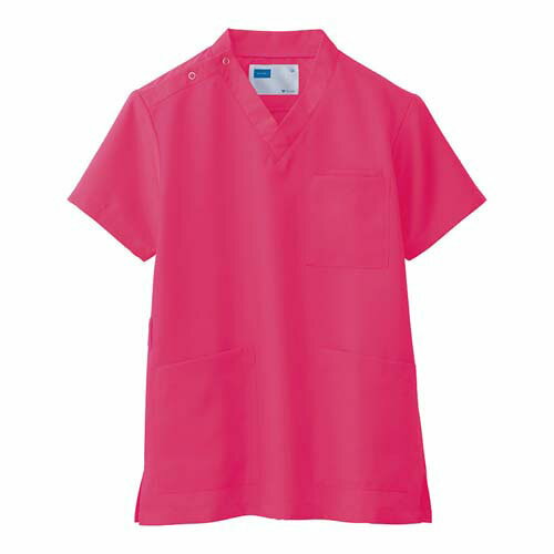 スクラブ (男女兼用) ストロベリーピンク 3L WH11485C-064