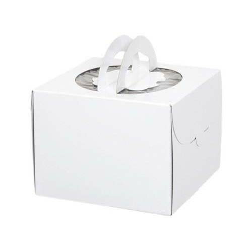 HEIKO 箱 手提げデコホワイト4寸 10枚 004232300