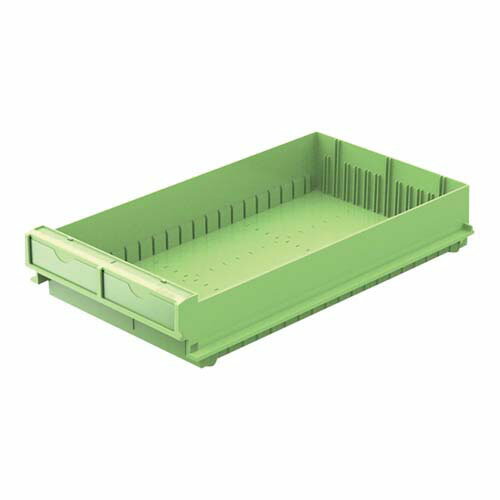 Nカート与薬ロングシリーズ (オプション部品) 与薬コンテナNロング イエローグリーン MCN053YG