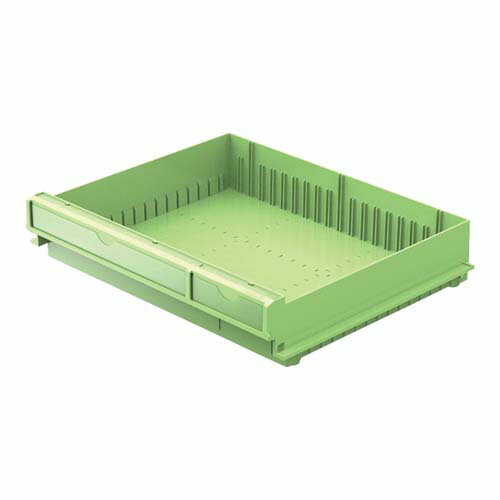 Nカート与薬ワイドシリーズ (オプション部品) 与薬コンテナNワイド イエローグリーン MCN054YG