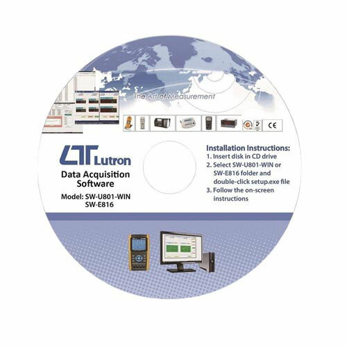 データロガー温度計 (4チャンネル) 専用ソフト SW-E816