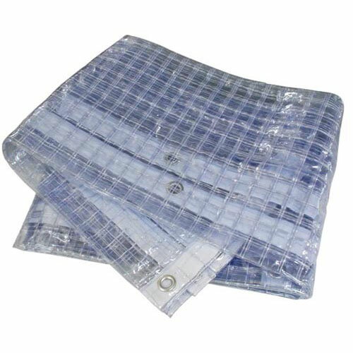 ビニールカーテン耐候 2.0*1.8m 四面ハトメ HE5515A