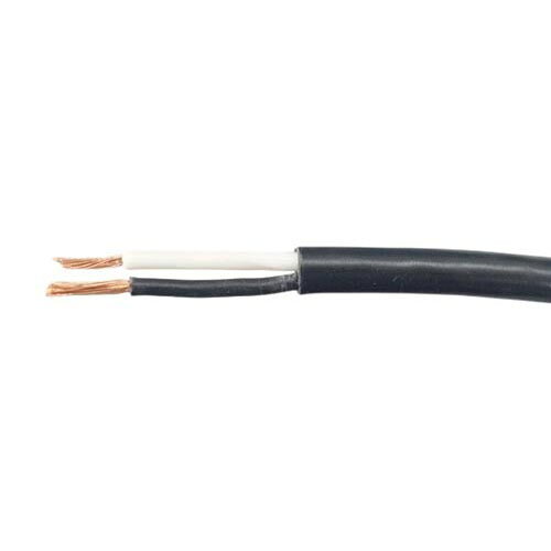 ビニルキャブタイヤコード ソフト黒 2.0sq 2芯 VCTFS2.0SQX2CR