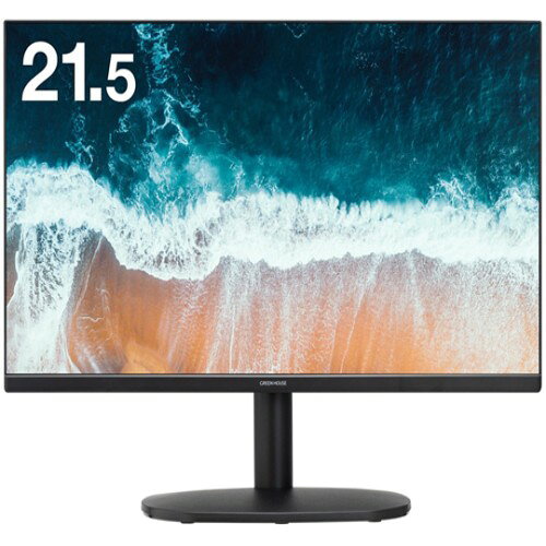 21.5型ワイドフルHD対応LED液晶ディスプレイ GH-LCW22S-BK