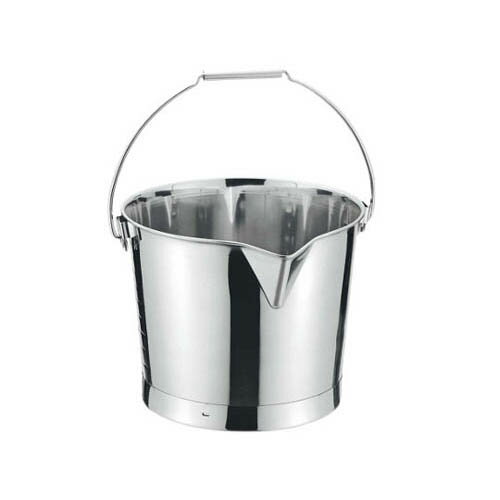 クローバー 18-8 口付バケツ 目盛付 20L 5828300