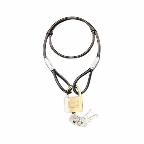 直径4.3x1040mm ワイヤーロック(シリンダー錠/同一キー) EA983TT-42S