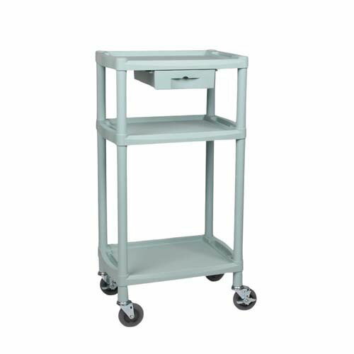 プラスチックワゴン3段 引出し1個付き 560*385*1105mm Y401B