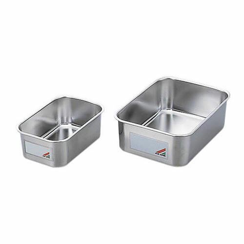 メモ付きステン深型バット 3号(1.9L) 211×151×77mm