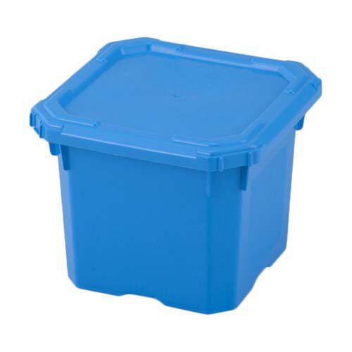 バッグインコンテナー 本体穴無 フタ穴無 青 BIC10