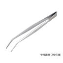ステンレス製ピンセット 先曲 300mm