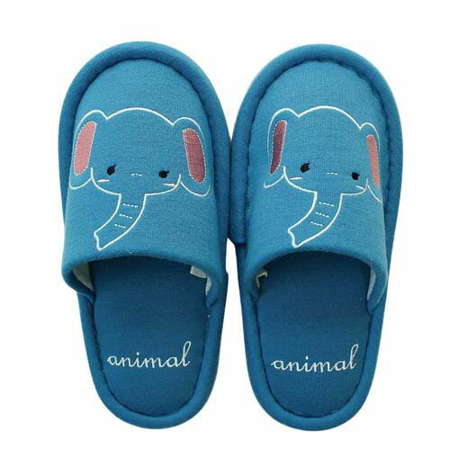 子供用スリッパ (アニマル) ブルー