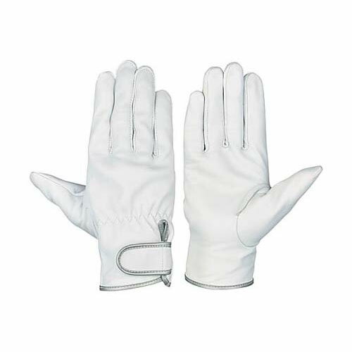 樂天商城 - ヤギ革手袋 (袖口マジックタイプ) 白 Mサイズ GT-717-M