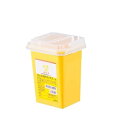 ディスポ針ボックス 黄色1L ケース販売 (60個)