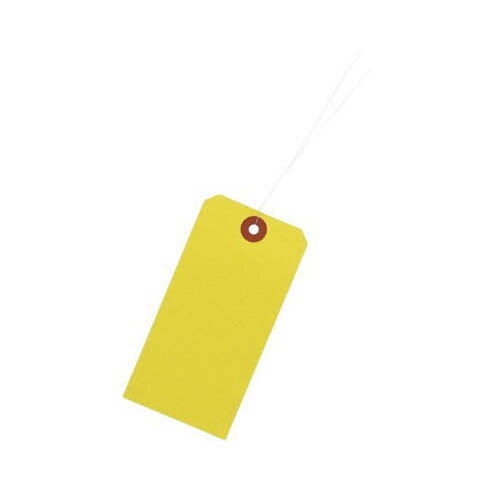 色荷札 2号 60*120 黄 1000枚入 003501701