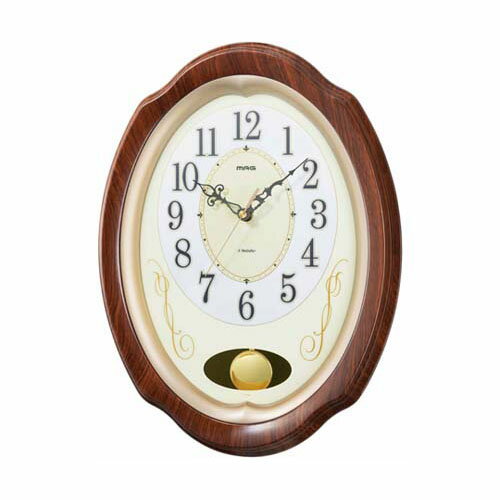 電波振子掛時計 我が家の演奏会 W-788 BR-Z