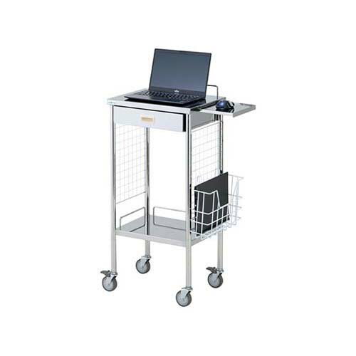 パソコンカート (サイドネット付き) PCK-1W
