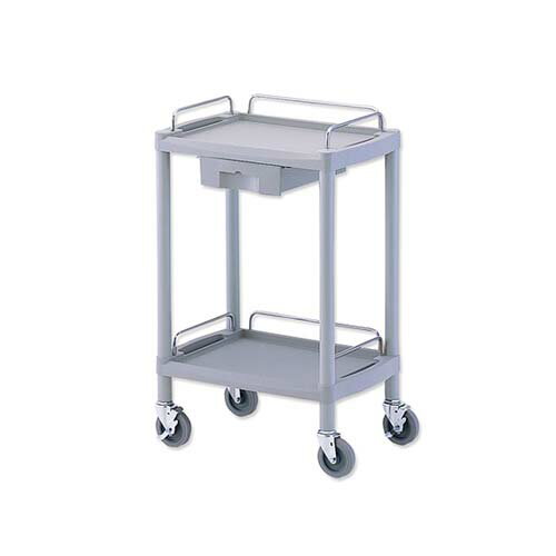 プラスチックワゴン2段 引出し1個付き 560*385*825mm Y101G