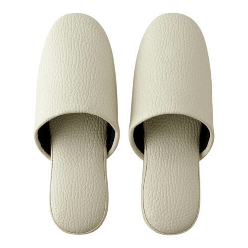 高機能ビニールスリッパ 23～26cm アイボリー 570404