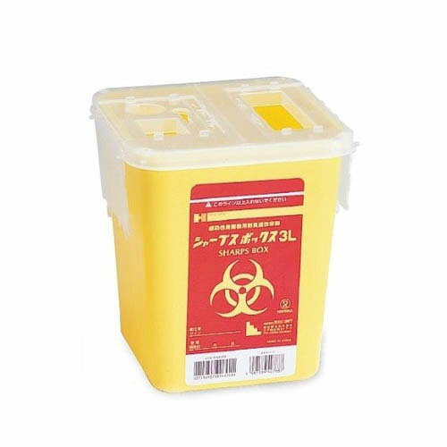 乐天商城 - 注射針回収容器 (シャープスボックス) 5個 3L