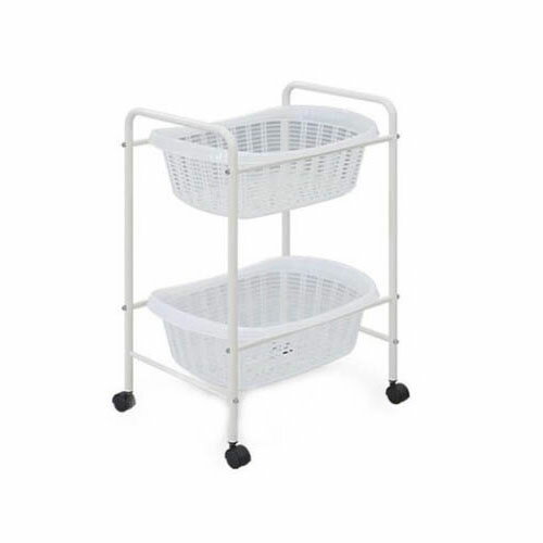 脱衣カゴ 2段用 ホワイト TB-73-06