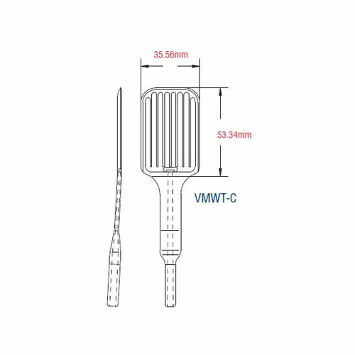 �����ϡ��ѿ����ԥ󥻥åȥ��å� 200mm�� PEEK VMWT-C