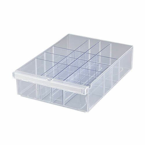 セレクトナビユニットA4樹脂ケース用仕切板 深型 ヨコ M2008