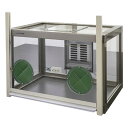 粉体計量用ドラフト (手窓付) 600*421*500mm 庫内コンセント有り FKD-600ADWC