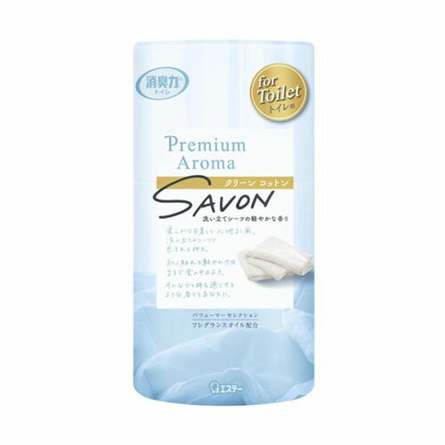 乐天商城 - トイレの消臭力 Premium Aroma クリーンコットン 400mL