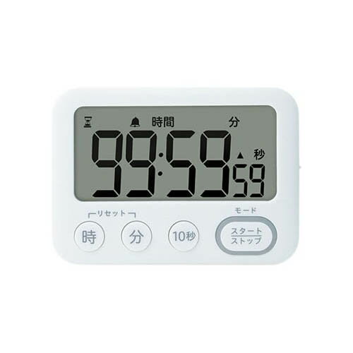 トキ・サポ 100時間タイマー スタンド付 光ってお知らせ LV-3288-W