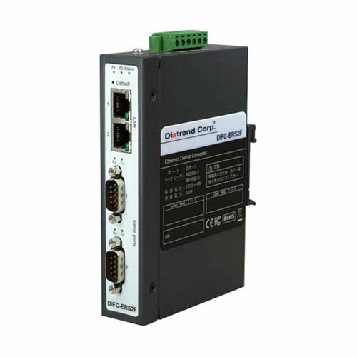 イーサネット／シリアルコンバータ DIFC-ERS2F